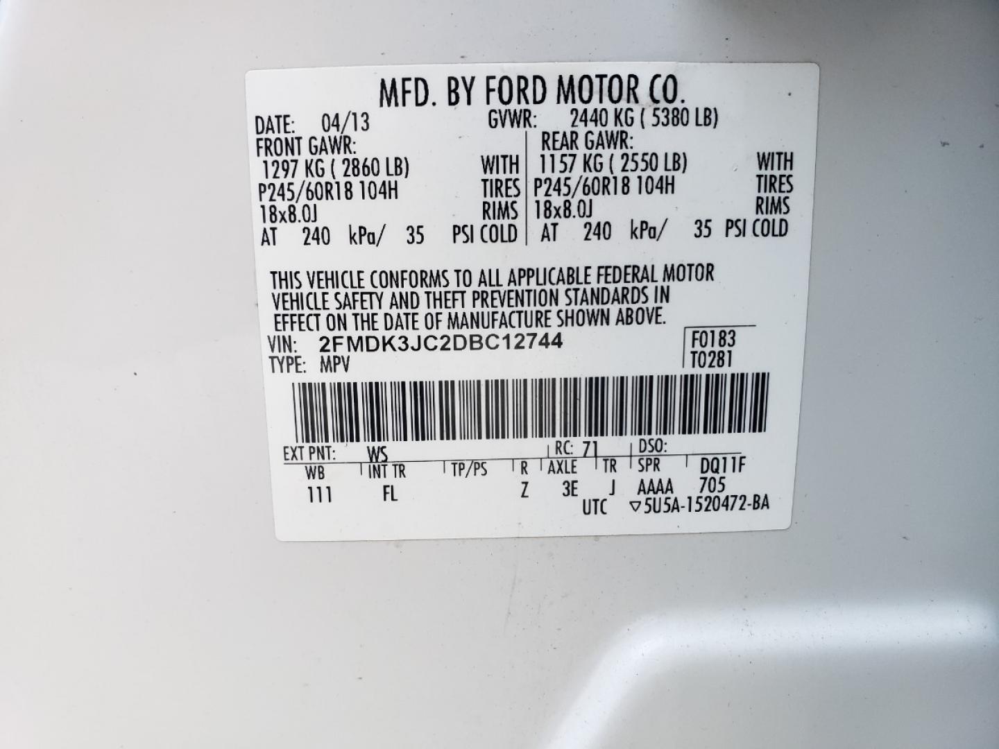 2013 /gray Ford Edge SEL FWD (2FMDK3JC2DB) with an 3.5L V6 DOHC 24V engine, 6-Speed Automatic transmission, located at 323 E Dunlap Ave., Phoenix, AZ, 85020, (602) 331-9000, 33.567677, -112.069000 - 2013 Ford Edge SEL, EXCELLENT condition, Ice Cold A/C front and back, Gray and tan interior with tan cloth seats in near perfect condition, New brakes, Tune up, Stereo/CD player, Phone sync, Bluetooth, Satellite compatible, This suv is gorgeous inside and out, Incredible gas mileage! Arizona title , - Photo#20
