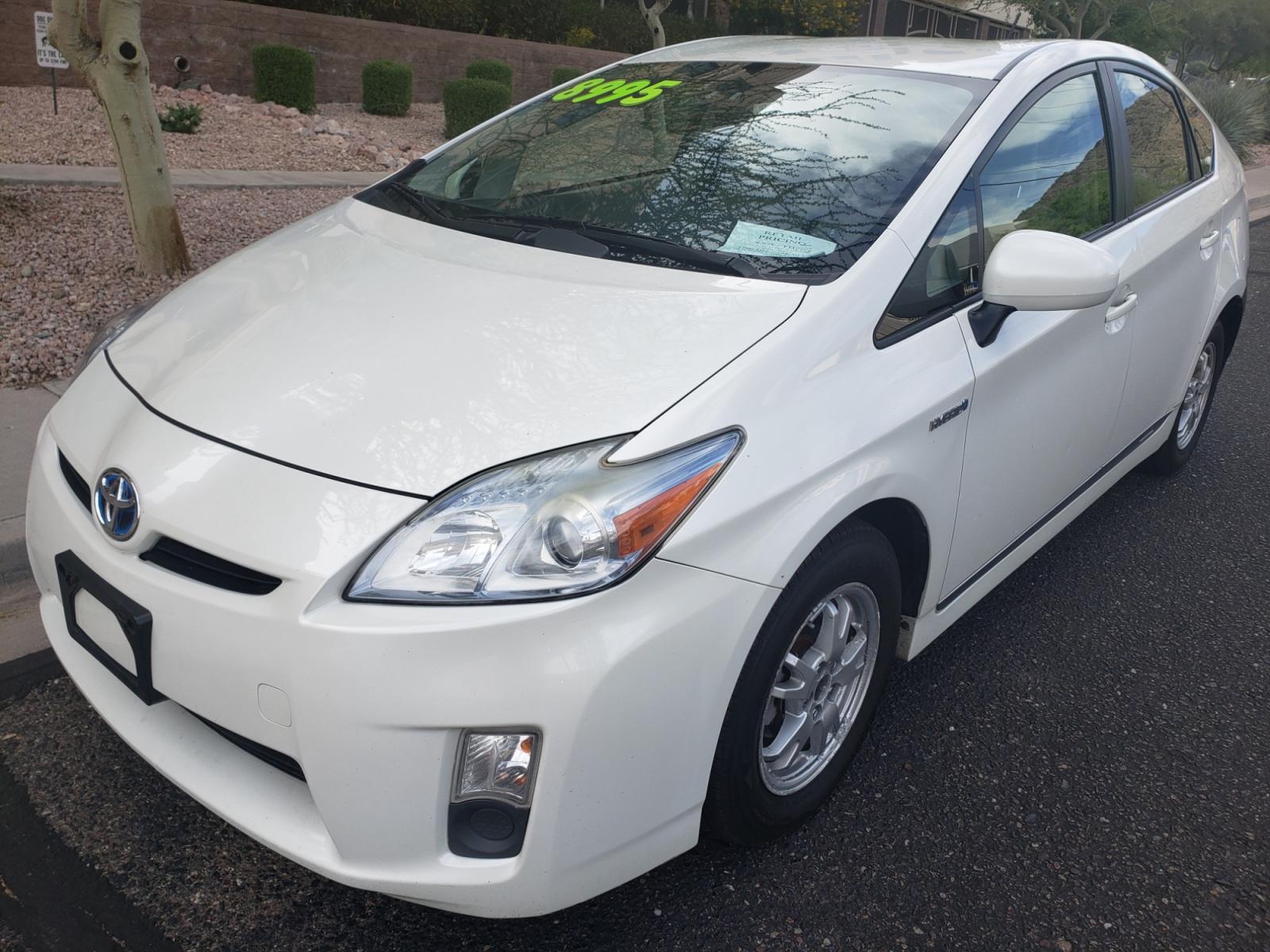 2010 WHITE /Tan and black Toyota Prius Prius II (JTDKN3DU8A0) with an 1.8L L4 DOHC 16V engine, Continuously Variable Transmisson transmission, located at 323 E Dunlap Ave., Phoenix, AZ, 85020, (602) 331-9000, 33.567677, -112.069000 - 2010 Toyota Prius,....... EXCELLENT condition, A Real Must See!!.... No accidents, Power everything, Ice cold ac, Stereo/CD player, Clean black and tan interior with tan cloth seats in near perfect condition, power windows, power door locks, clean Arizona title, Runs and Drives Excellent. passed emi - Photo #0