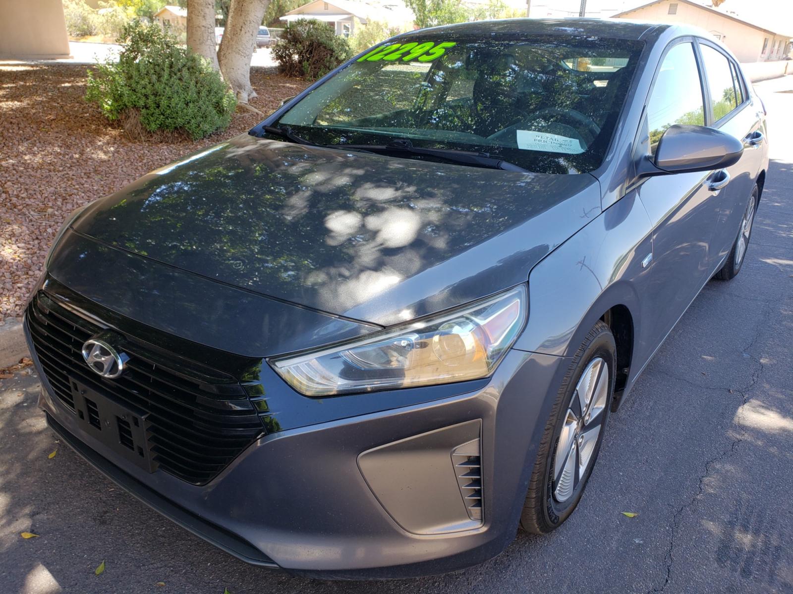 2019 /gray and lite gray Hyundai Ioniq Hybrid Blue (KMHC65LC7KU) with an 1.6L L4 DOHC 16V HYBRID engine, 6A transmission, located at 323 E Dunlap Ave., Phoenix, AZ, 85020, (602) 331-9000, 33.567677, -112.069000 - 2019 Hyundai Ioniq Hybrid,......A Must See!! No accidents, Ice cold AC. The car is gorgeous inside and out. Power windows, Power door locks, Touch screen Stereo, Phone sync, Bluetooth, Satellite compatible, backup camera, Beautiful gray and lite gray interior with dark gray cloth seats in near perfe - Photo #0