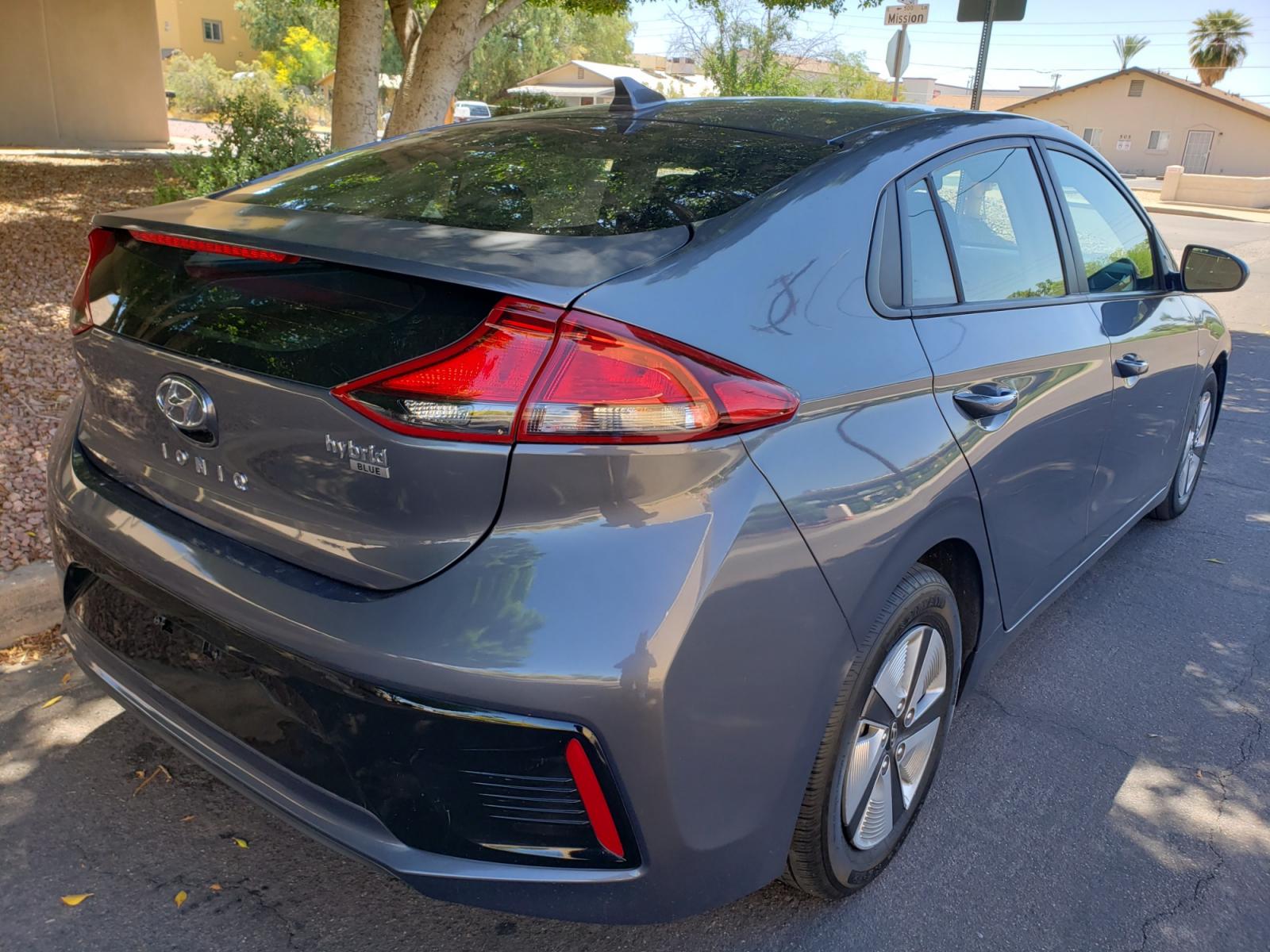 2019 /gray and lite gray Hyundai Ioniq Hybrid Blue (KMHC65LC7KU) with an 1.6L L4 DOHC 16V HYBRID engine, 6A transmission, located at 323 E Dunlap Ave., Phoenix, AZ, 85020, (602) 331-9000, 33.567677, -112.069000 - 2019 Hyundai Ioniq Hybrid,......A Must See!! No accidents, Ice cold AC. The car is gorgeous inside and out. Power windows, Power door locks, Touch screen Stereo, Phone sync, Bluetooth, Satellite compatible, backup camera, Beautiful gray and lite gray interior with dark gray cloth seats in near perfe - Photo #3