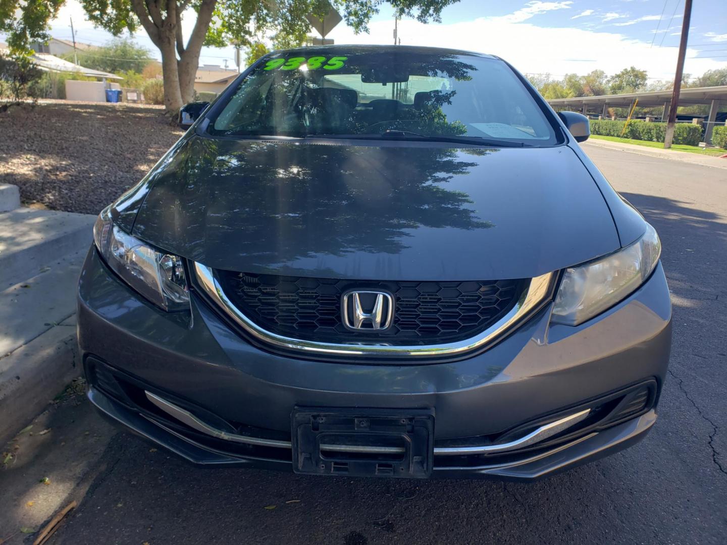 2013 gray /gray and black Honda Civic LX Sedan 5-Speed AT (2HGFB2F59DH) with an 1.8L L4 SOHC 16V engine, 5-Speed Automatic transmission, located at 323 E Dunlap Ave., Phoenix, AZ, 85020, (602) 331-9000, 33.567677, -112.069000 - 2013 Honda Civic LX Sedan 5-Speed AT,……. EXCELLENT condition,…… A Real Must See!!.... No accidents, Power everything, Ice cold ac, black and gray interior with gray cloth seats in near perfect condition, power windows, power door locks, stereo/cd player, phone sync, blue tooth, backup camera - Photo#1
