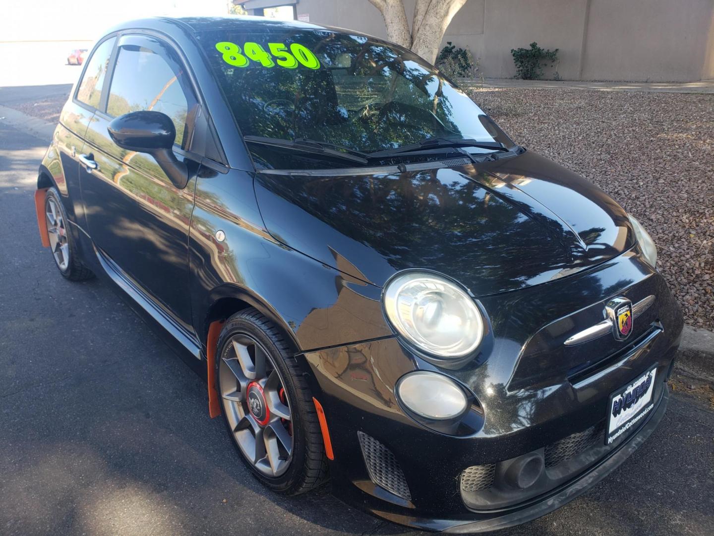 2013 black /black and red Fiat 500 Abarth Hatchback (3C3CFFFH1DT) with an 1.4L L4 engine, 5-Speed Manual transmission, located at 323 E Dunlap Ave., Phoenix, AZ, 85020, (602) 331-9000, 33.567677, -112.069000 - 2013 Fiat 500 Abarth Hatchback,........EXCELLENT condition, A Real Must See!!.... ONLY 129K miles..... Ice cold A/C, No accidents, Power everything, Kenwood Stereo/cd player, Phone sync, Bluetooth, Clean black and red interior with black and red cloth seats in near perfect condition, power windows, - Photo#2
