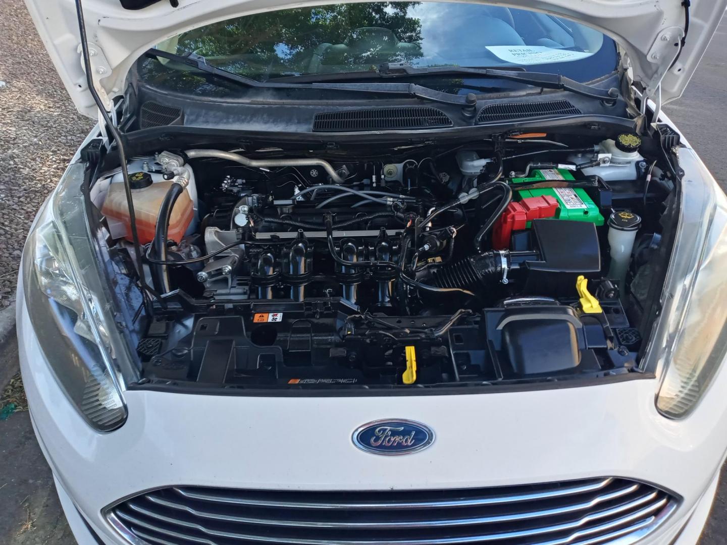 2016 WHITE /gray and black Ford Fiesta SE Hatchback (3FADP4EJ2GM) with an 1.6L L4 DOHC 16V engine, automatic transmission, located at 323 E Dunlap Ave., Phoenix, AZ, 85020, (602) 331-9000, 33.567677, -112.069000 - Photo#16