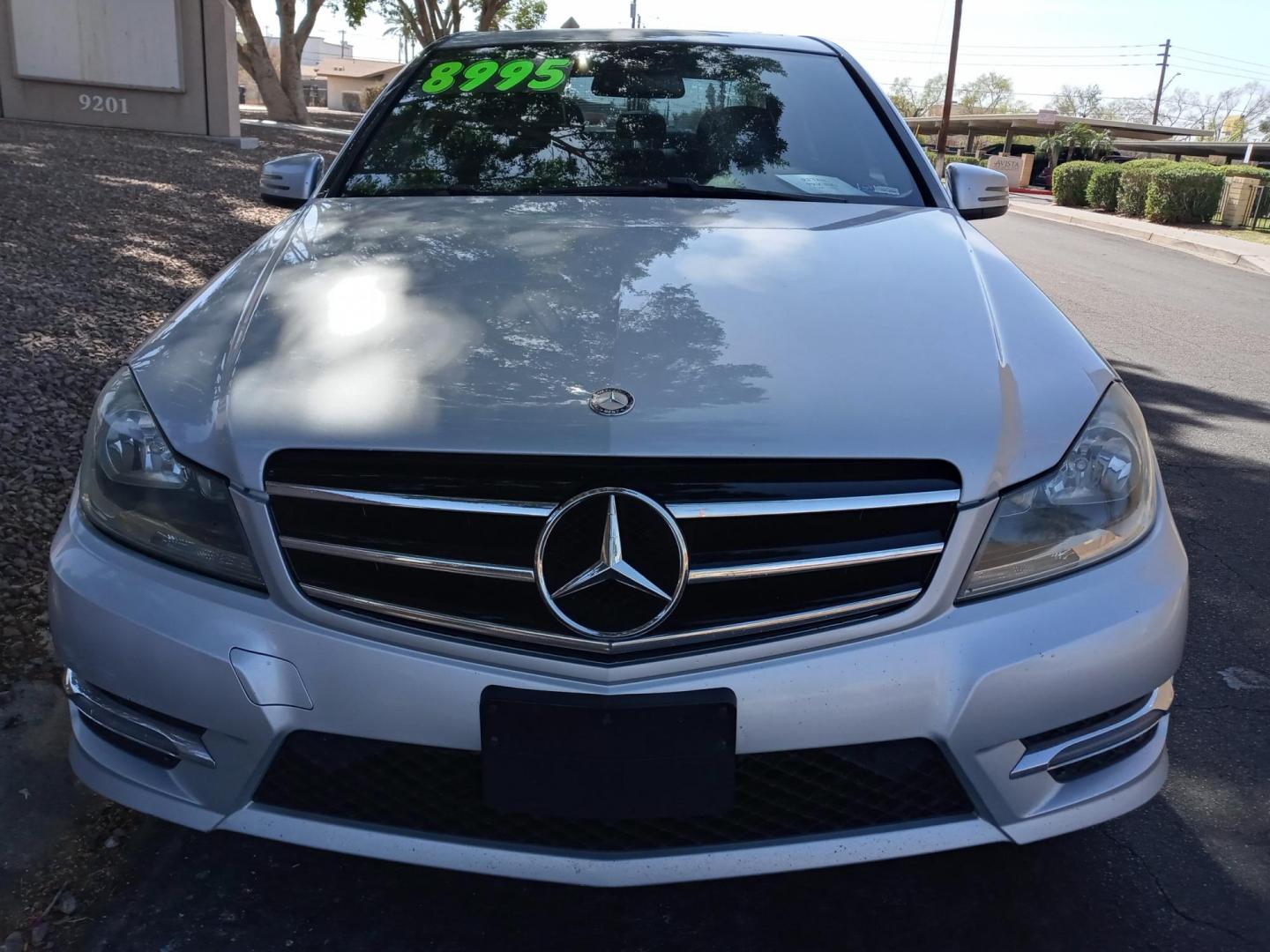 2014 silver /black Mercedes-Benz C-Class C300 4MATIC Sport Sedan (WDDGF8AB5ER) with an 3.0L V6 DOHC 24V engine, 7-Speed Automatic transmission, located at 323 E Dunlap Ave., Phoenix, AZ, 85020, (602) 331-9000, 33.567677, -112.069000 - 2014 Mercedes-Benz C-Class C300 4MATIC Sport Sedan,……. EXCELLENT condition,…… A Real Must See!!.... No accidents, Power everything, Ice cold ac, black interior with black leather seats in near perfect condition, power windows, power door locks, stereo/cd player, phone sync, blue tooth, Gorge - Photo#1