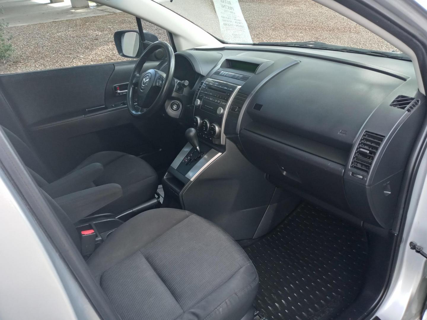 2008 silver /gray and black Mazda MAZDA5 Grand Touring (JM1CR293080) with an 2.3L L4 DOHC 16V engine, 5-Speed Automatic transmission, located at 323 E Dunlap Ave., Phoenix, AZ, 85020, (602) 331-9000, 33.567677, -112.069000 - 2008 Mazda MAZDA5 Grand Touring,.......EXCELLENT condition,........ Ice Cold A/C, Clean black and gray interior with black cloth seats in near perfect condition, New brakes, Tune up, Stereo/CD Player, Bluetooth, Phone sync, Satellite compatible, 3RD Row seating, Rear A/C, Gorgeous tinted sunroof, Th - Photo#14