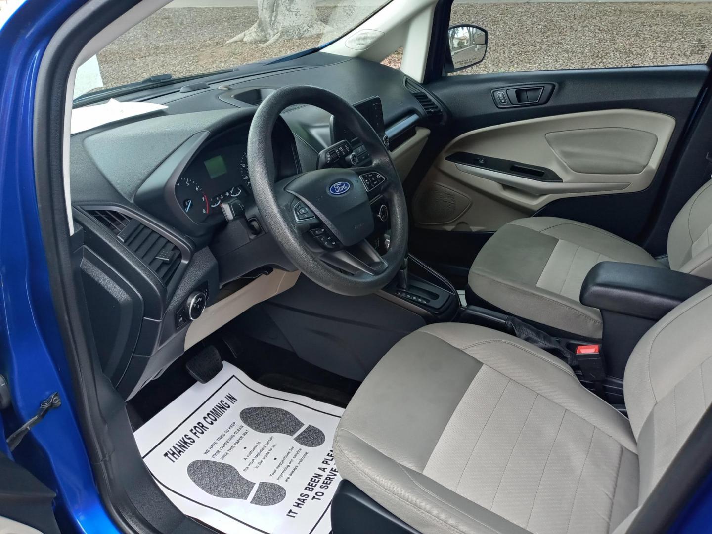 2018 BLUE /gray and black Ford EcoSport S (MAJ3P1RE3JC) with an 1.0L L3 engine, 6A transmission, located at 323 E Dunlap Ave., Phoenix, AZ, 85020, (602) 331-9000, 33.567677, -112.069000 - 2018 Ford EcoSport S,.......EXCELLENT condition, ONLY 84K MILES!!.... Ice Cold A/C, Black and gray interior with gray cloth seats in near perfect condition, New Tires, New brakes, Tune up, Stereo/CD Player, Bluetooth, Phone sync, Backuup camera, This suv is gorgeous inside and out, Incredible gas m - Photo#9