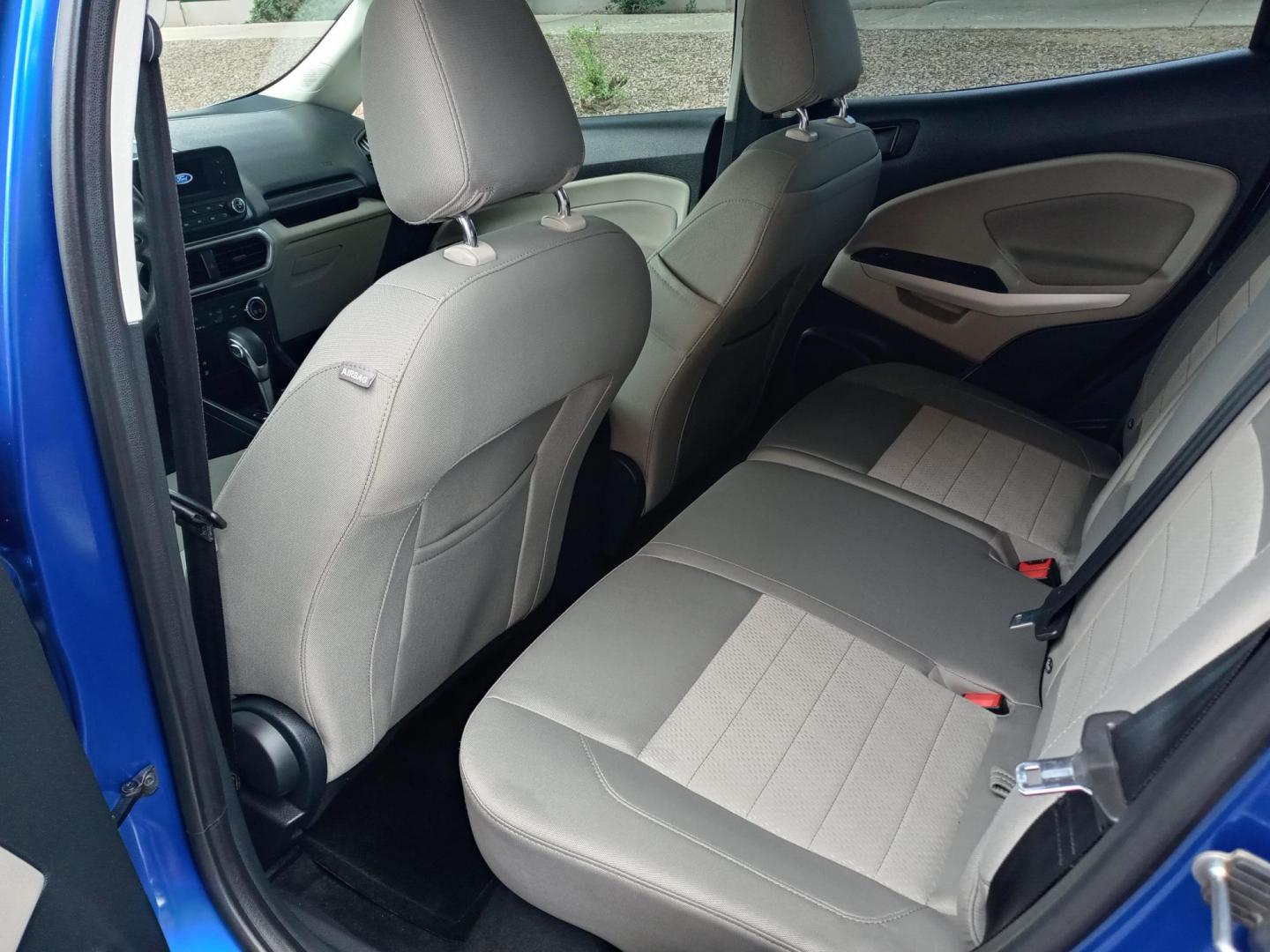 2018 BLUE /gray and black Ford EcoSport S (MAJ3P1RE3JC) with an 1.0L L3 engine, 6A transmission, located at 323 E Dunlap Ave., Phoenix, AZ, 85020, (602) 331-9000, 33.567677, -112.069000 - 2018 Ford EcoSport S,.......EXCELLENT condition, ONLY 84K MILES!!.... Ice Cold A/C, Black and gray interior with gray cloth seats in near perfect condition, New Tires, New brakes, Tune up, Stereo/CD Player, Bluetooth, Phone sync, Backuup camera, This suv is gorgeous inside and out, Incredible gas m - Photo#11