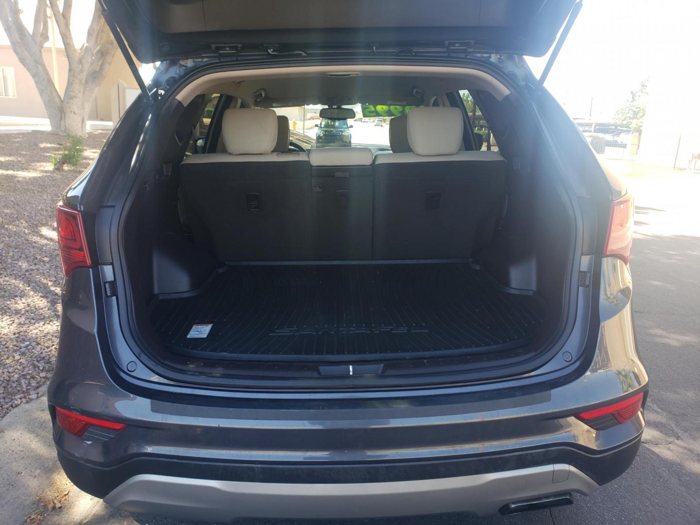 2017 gray /Tan and black Hyundai Santa Fe Sport 2.4 FWD (5XYZU3LBXHG) with an 2.4L L4 DOHC 16V engine, 6A transmission, located at 323 E Dunlap Ave., Phoenix, AZ, 85020, (602) 331-9000, 33.567677, -112.069000 - 2017 Hyundai Santa Fe Sport 2.4 FWD,.......EXCELLENT condition,.... Ice Cold A/C, Tan and black interior with tan cloth seats in near perfect condition, New brakes, Tune up, Touch screen Stereo/CD Player, Bluetooth, Phone sync, Backup camera, Satellite compatible, This suv is gorgeous inside and ou - Photo#15