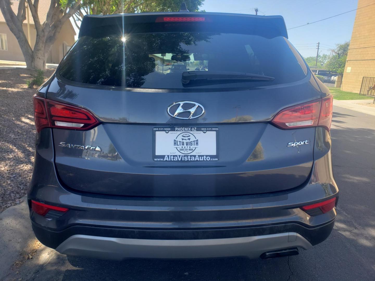 2017 gray /Tan and black Hyundai Santa Fe Sport 2.4 FWD (5XYZU3LBXHG) with an 2.4L L4 DOHC 16V engine, 6A transmission, located at 323 E Dunlap Ave., Phoenix, AZ, 85020, (602) 331-9000, 33.567677, -112.069000 - 2017 Hyundai Santa Fe Sport 2.4 FWD,.......EXCELLENT condition,.... Ice Cold A/C, Tan and black interior with tan cloth seats in near perfect condition, New brakes, Tune up, Touch screen Stereo/CD Player, Bluetooth, Phone sync, Backup camera, Satellite compatible, This suv is gorgeous inside and ou - Photo#6