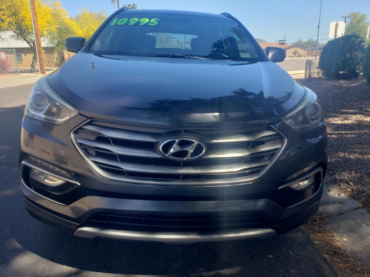 2017 gray /Tan and black Hyundai Santa Fe Sport 2.4 FWD (5XYZU3LBXHG) with an 2.4L L4 DOHC 16V engine, 6A transmission, located at 323 E Dunlap Ave., Phoenix, AZ, 85020, (602) 331-9000, 33.567677, -112.069000 - 2017 Hyundai Santa Fe Sport 2.4 FWD,.......EXCELLENT condition,.... Ice Cold A/C, Tan and black interior with tan cloth seats in near perfect condition, New brakes, Tune up, Touch screen Stereo/CD Player, Bluetooth, Phone sync, Backup camera, Satellite compatible, This suv is gorgeous inside and ou - Photo#1