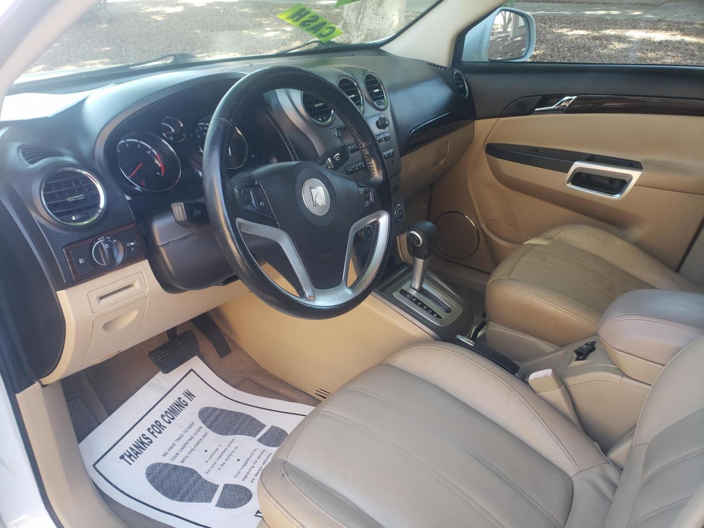 2008 WHITE /tan Saturn VUE FWD V6 XR (3GSCL53718S) with an 3.6L V6 DOHC 24V engine, 6-Speed Automatic Overdrive transmission, located at 323 E Dunlap Ave., Phoenix, AZ, 85020, (602) 331-9000, 33.567677, -112.069000 - 2008 Saturn VUE FWD V6 XR,.......EXCELLENT condition,.... Ice Cold A/C, tan interior with tan leather seats in near perfect condition, New brakes, Tune up, Stereo/CD Player, Bluetooth, Phone sync, Satellite compatible, This suv is gorgeous inside and out, Incredible gas mileage! Arizona title , Run - Photo#8