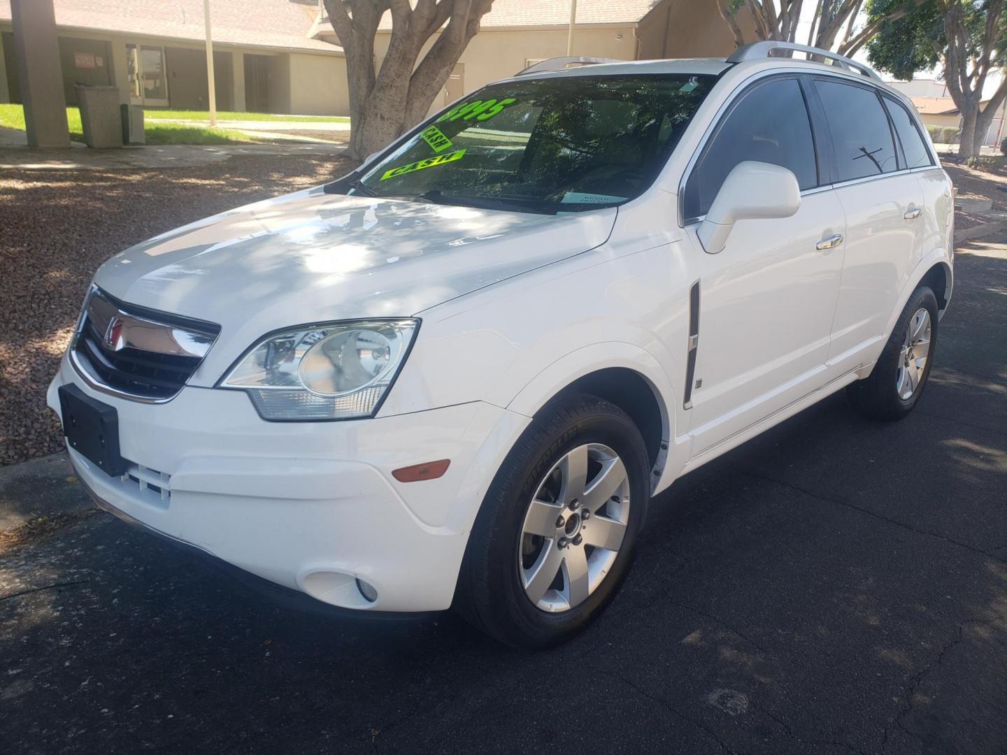 2008 WHITE /tan Saturn VUE FWD V6 XR (3GSCL53718S) with an 3.6L V6 DOHC 24V engine, 6-Speed Automatic Overdrive transmission, located at 323 E Dunlap Ave., Phoenix, AZ, 85020, (602) 331-9000, 33.567677, -112.069000 - 2008 Saturn VUE FWD V6 XR,.......EXCELLENT condition,.... Ice Cold A/C, tan interior with tan leather seats in near perfect condition, New brakes, Tune up, Stereo/CD Player, Bluetooth, Phone sync, Satellite compatible, This suv is gorgeous inside and out, Incredible gas mileage! Arizona title , Run - Photo#0