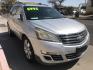 2014 silver /gray and black Chevrolet Traverse LTZ FWD (1GNKRJKD1EJ) with an 3.6L V6 DOHC 24V engine, 6-Speed Automatic transmission, located at 323 E Dunlap Ave., Phoenix, AZ, 85020, (602) 331-9000, 33.567677, -112.069000 - 2014 Chevrolet Traverse LTZ 2WD,........Automatic with 3RD ROW SEATING, Cold A/C, Silver with black leather seats, Touch screen Stereo, Bluetooth, Phone sync, Back-up camera, Satellite compatible, This family suv is in good condition, Clean title , .....passed emissions.....Call or text Dave 602-3 - Photo#4
