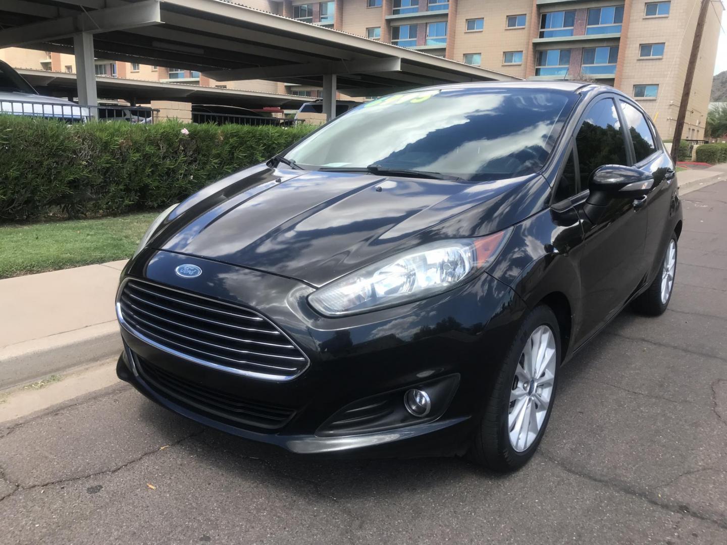2014 gray /gray Ford Fiesta SE Hatchback (3FADP4EJ1EM) with an 1.6L L4 DOHC 16V engine, automatic transmission, located at 323 E Dunlap Ave., Phoenix, AZ, 85020, (602) 331-9000, 33.567677, -112.069000 - 2014 Ford Fiesta SE,.....A Must See!!...Automatic, 1.6L Engine, Super Economical -- (LOW 98k miles) .... Ice cold AC. The car is gorgeous inside and out. Power windows, Power door locks, Stereo/ CD Player, Phone sync, Bluetooth, Beautiful Gray interior with gray cloth seats in near perfect condition - Photo#0