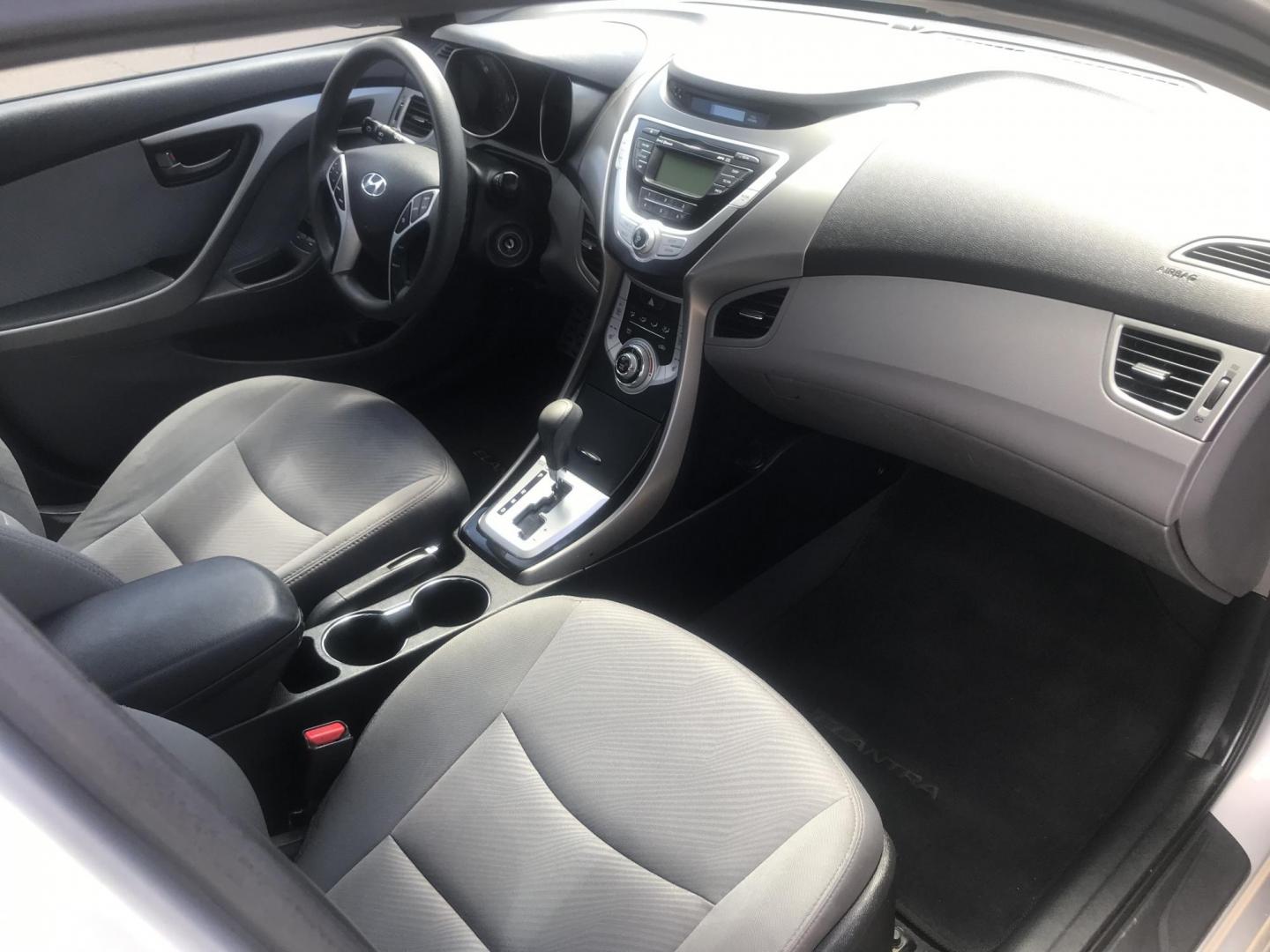 2013 silver /gray Hyundai Elantra Limited (5NPDH4AE3DH) with an 1.8L L4 DOHC 16V engine, 6-Speed Automatic transmission, located at 323 E Dunlap Ave., Phoenix, AZ, 85020, (602) 331-9000, 33.567677, -112.069000 - 2014 Hyundai Elantra GLS, Automatic, 1.8L , 4cyl. Super Economical ........1-Owner Vehicle.... Low 110k miles, .... A Must See!! ....... Ice cold AC...... The car is gorgeous inside and out. Power windows, Power door locks, Premium Stereo/CD Player, Beautiful Silver and gray interior with black c - Photo#7