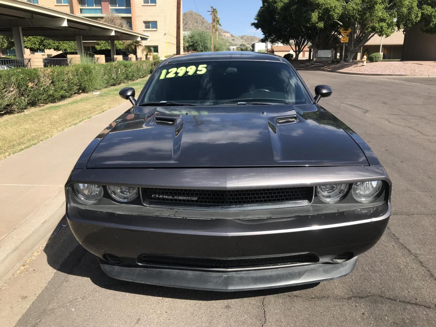 2014 gray /gray and black Dodge Challenger SXT (2C3CDYAG5EH) with an 3.6L V6 DOHC 24V engine, 5-Speed Automatic transmission, located at 323 E Dunlap Ave., Phoenix, AZ, 85020, (602) 331-9000, 33.567677, -112.069000 - 2014 DODGE CHALLENGER SXT ,.....A Must See!!... Automatic, 3.6L V6, Ice cold AC. The car is gorgeous inside and out. Power windows, Power door locks, Stereo/ CD Player, Beautiful Gray Exterior with gray leather seats in near good condition, Clean title , Runs and Drives Excellent. passed emissions. - Photo#3