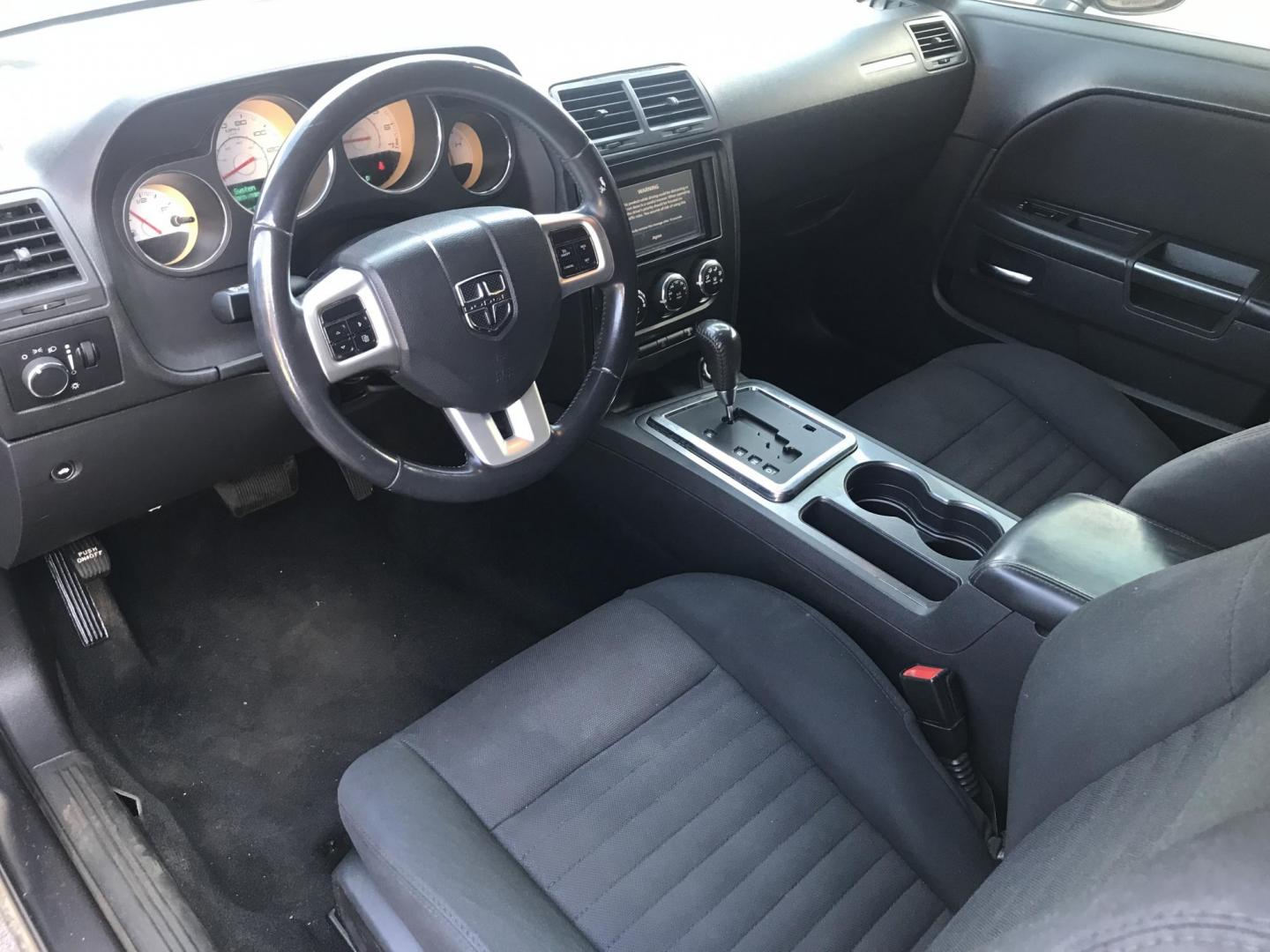 2014 gray /gray and black Dodge Challenger SXT (2C3CDYAG5EH) with an 3.6L V6 DOHC 24V engine, 5-Speed Automatic transmission, located at 323 E Dunlap Ave., Phoenix, AZ, 85020, (602) 331-9000, 33.567677, -112.069000 - 2014 DODGE CHALLENGER SXT ,.....A Must See!!... Automatic, 3.6L V6, Ice cold AC. The car is gorgeous inside and out. Power windows, Power door locks, Stereo/ CD Player, Beautiful Gray Exterior with gray leather seats in near good condition, Clean title , Runs and Drives Excellent. passed emissions. - Photo#10