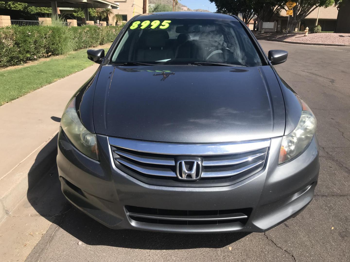 2011 gray /gray Honda Accord EX-L V-6 Sedan AT (1HGCP3F82BA) with an 3.5L V6 SOHC 24V engine, 5-Speed Automatic transmission, located at 323 E Dunlap Ave., Phoenix, AZ, 85020, (602) 331-9000, 33.567677, -112.069000 - 2011 Honda Accord EX-L,.....A Must See!!...Automatic, 3.5L Engine, V6, Super Quality vehicle -- 159k miles .... Ice cold AC. The car is gorgeous inside and out. Power windows, Power door locks, Stereo/ CD Player, Phone sync, Bluetooth, Beautiful grey exterior with gray leather seats, Clean Arizona t - Photo#3