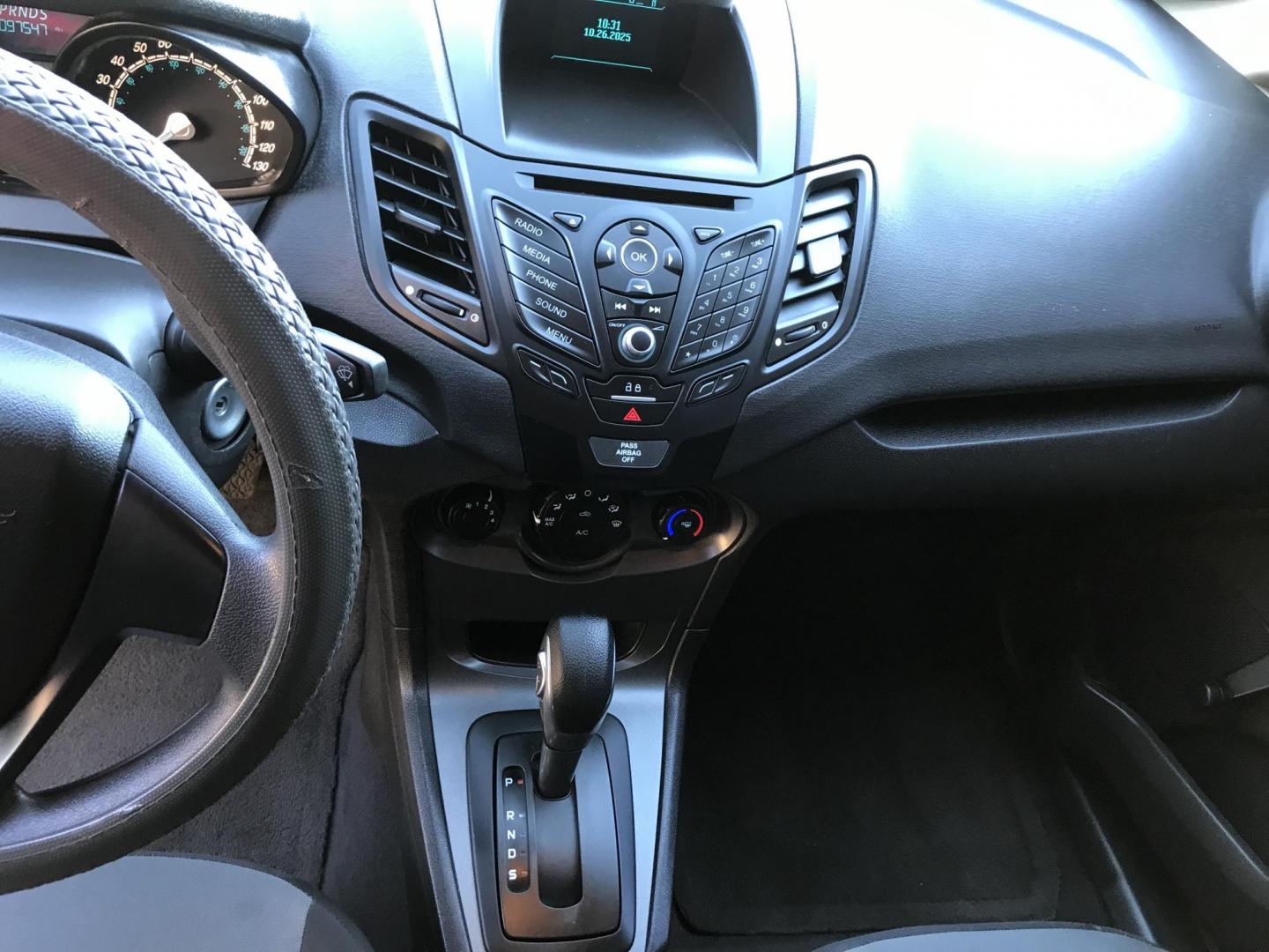 2017 WHITE /gray Ford Fiesta S Hatchback (3FADP4TJ2HM) with an 1.6L L4 DOHC 16V engine, located at 323 E Dunlap Ave., Phoenix, AZ, 85020, (602) 331-9000, 33.567677, -112.069000 - 2017 Ford Fiesta S,.....A Must See!!...Automatic, 1.6L Engine, Super Economical -- (LOW 97k miles) .... Ice cold AC. The car is gorgeous inside and out. Premium Sound Stereo/ CD Player, Beautiful White exterior with gray cloth seats in near perfect condition, Clean Arizona title , Runs and Drives Ex - Photo#13