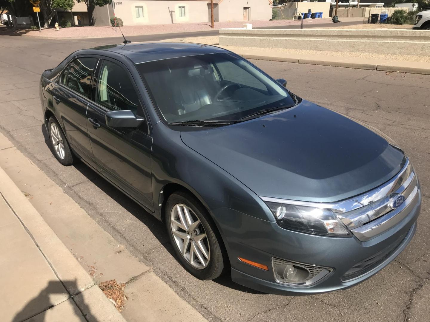 2011 BLUE /gray Ford Fusion I4 SEL (3FAHP0JA0BR) with an 2.5L L4 DOHC 16V engine, automatic transmission, located at 323 E Dunlap Ave., Phoenix, AZ, 85020, (602) 331-9000, 33.567677, -112.069000 - 2011 Ford Fusion SEL,........EXCELLENT condition, A Real Must See!!.... LOW 108k miles, Automatic, Power Options, Premium Sound CD, Ice cold ac, Clean gray interior with leather seats, clean Arizona title, Runs and Drives Excellent. Very clean inside and out, Any questions Call or text Dave 602-331- - Photo#5