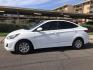 2013 WHITE /tan Hyundai Accent GLS 4-Door (KMHCT4AE7DU) with an 1.6L L4 DOHC 16V engine, located at 323 E Dunlap Ave., Phoenix, AZ, 85020, (602) 331-9000, 33.567677, -112.069000 - 2013 Hyundai Accent GLS , Automatic, 1.6L , 4cyl. Super Economical ............ Low 120k miles, .... A Must See!! ....... Ice cold AC...... The car is gorgeous inside and out. Power windows, Power door locks, Premium Stereo/CD Player, Beautiful White and black interior with tan cloth seats, Clean Ar - Photo#2