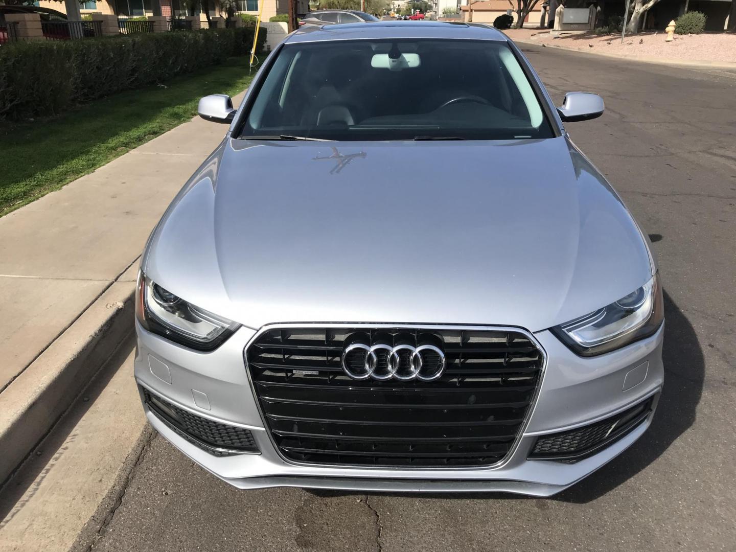 2015 silver /black Audi A4 2.0T Premium Sedan quattro Manual (WAUFFAFL2FN) with an 2.0L L4 DOHC 16V TURBO engine, 6-Speed Manual transmission, located at 323 E Dunlap Ave., Phoenix, AZ, 85020, (602) 331-9000, 33.567677, -112.069000 - Luxury 2015 AUDI A4 QUATTRO AWD ..... A MUST SEE !!!! ........ Automatic, 2.0L Turbo Charged Engine, 143k miles, Cold AC. Loaded with Power Options, Premium Sound Stereo/ CD Player, Beautiful Silver Exterior with black leather seats, Backup Camera, Sunroof, Alloy Wheels, Good Tires, Clean title , Ru - Photo#3