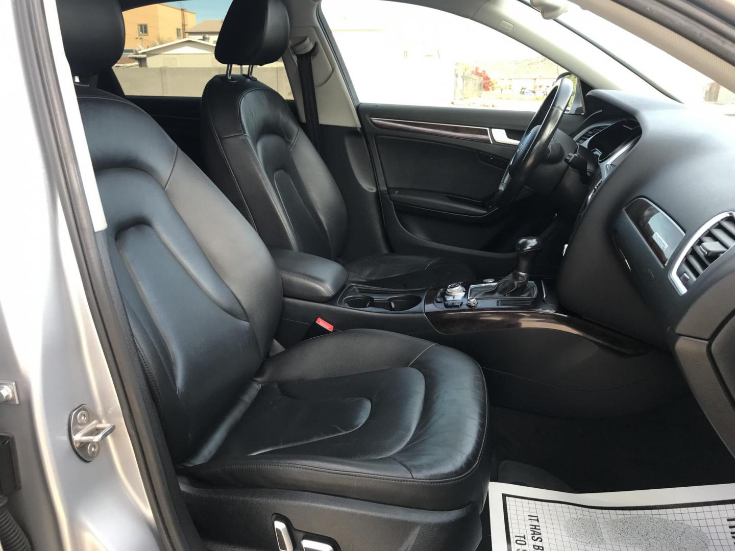 2015 silver /black Audi A4 2.0T Premium Sedan quattro Manual (WAUFFAFL2FN) with an 2.0L L4 DOHC 16V TURBO engine, 6-Speed Manual transmission, located at 323 E Dunlap Ave., Phoenix, AZ, 85020, (602) 331-9000, 33.567677, -112.069000 - Luxury 2015 AUDI A4 QUATTRO AWD ..... A MUST SEE !!!! ........ Automatic, 2.0L Turbo Charged Engine, 143k miles, Cold AC. Loaded with Power Options, Premium Sound Stereo/ CD Player, Beautiful Silver Exterior with black leather seats, Backup Camera, Sunroof, Alloy Wheels, Good Tires, Clean title , Ru - Photo#8