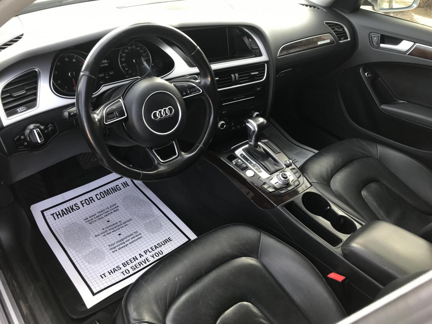 2015 silver /black Audi A4 2.0T Premium Sedan quattro Manual (WAUFFAFL2FN) with an 2.0L L4 DOHC 16V TURBO engine, 6-Speed Manual transmission, located at 323 E Dunlap Ave., Phoenix, AZ, 85020, (602) 331-9000, 33.567677, -112.069000 - Luxury 2015 AUDI A4 QUATTRO AWD ..... A MUST SEE !!!! ........ Automatic, 2.0L Turbo Charged Engine, 143k miles, Cold AC. Loaded with Power Options, Premium Sound Stereo/ CD Player, Beautiful Silver Exterior with black leather seats, Backup Camera, Sunroof, Alloy Wheels, Good Tires, Clean title , Ru - Photo#12