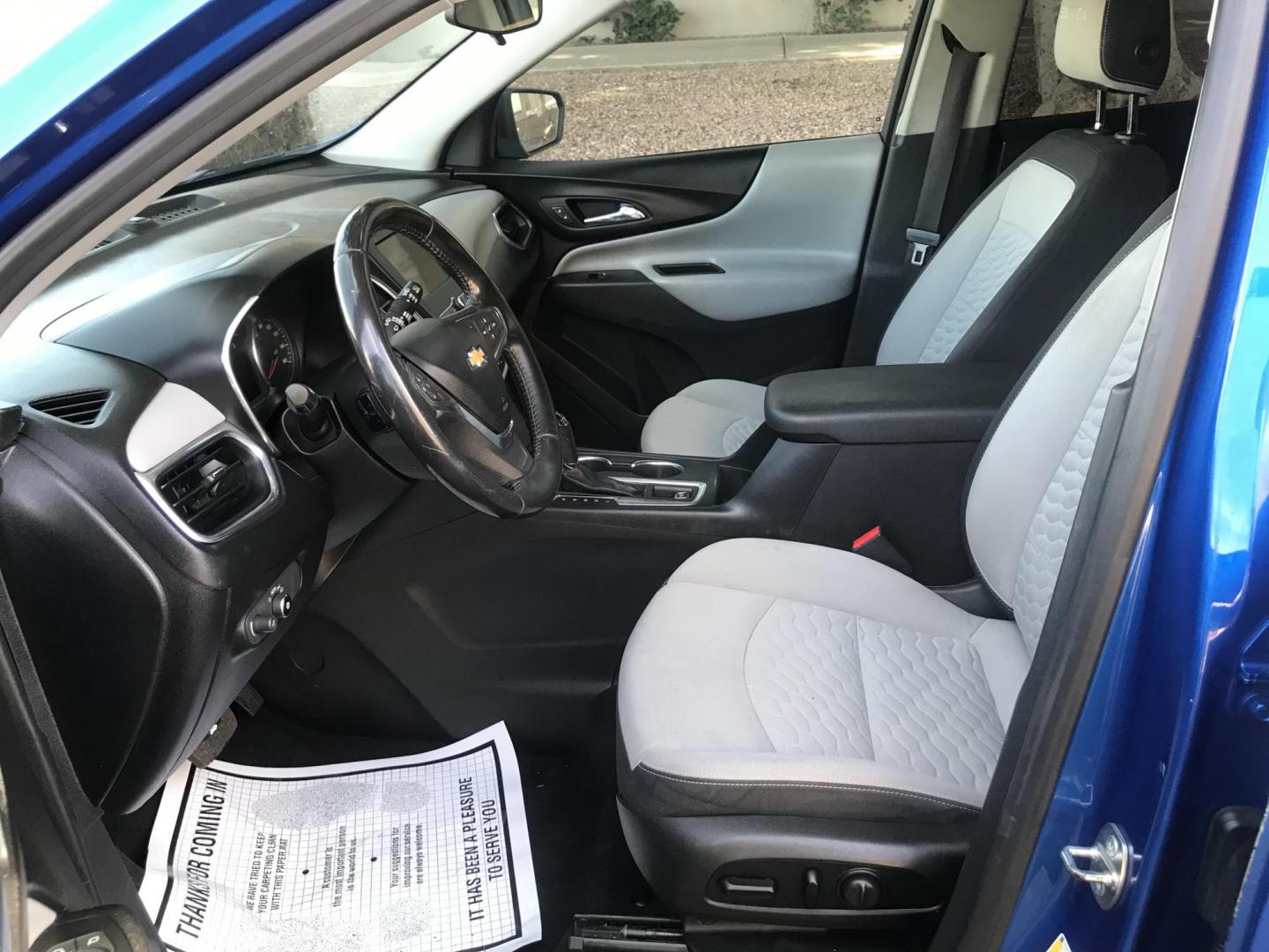 2019 BLUE /gray Chevrolet Equinox LT (3GNAXLEXXKS) with an 2.0L V4 engine, automatic transmission, located at 323 E Dunlap Ave., Phoenix, AZ, 85020, (602) 331-9000, 33.567677, -112.069000 - 2019 Chevrolet Equinox LT SUV ,.......EXCELLENT condition,.... Automatic, 4cyl. 2.0L..... Ice Cold A/C, Blue and gray interior with cloth seats in near perfect condition, Backup Camera, Premiumm Sound CD, Power Options, This suv is gorgeous inside and out, Incredible gas mileage! Arizona title , Run - Photo#13