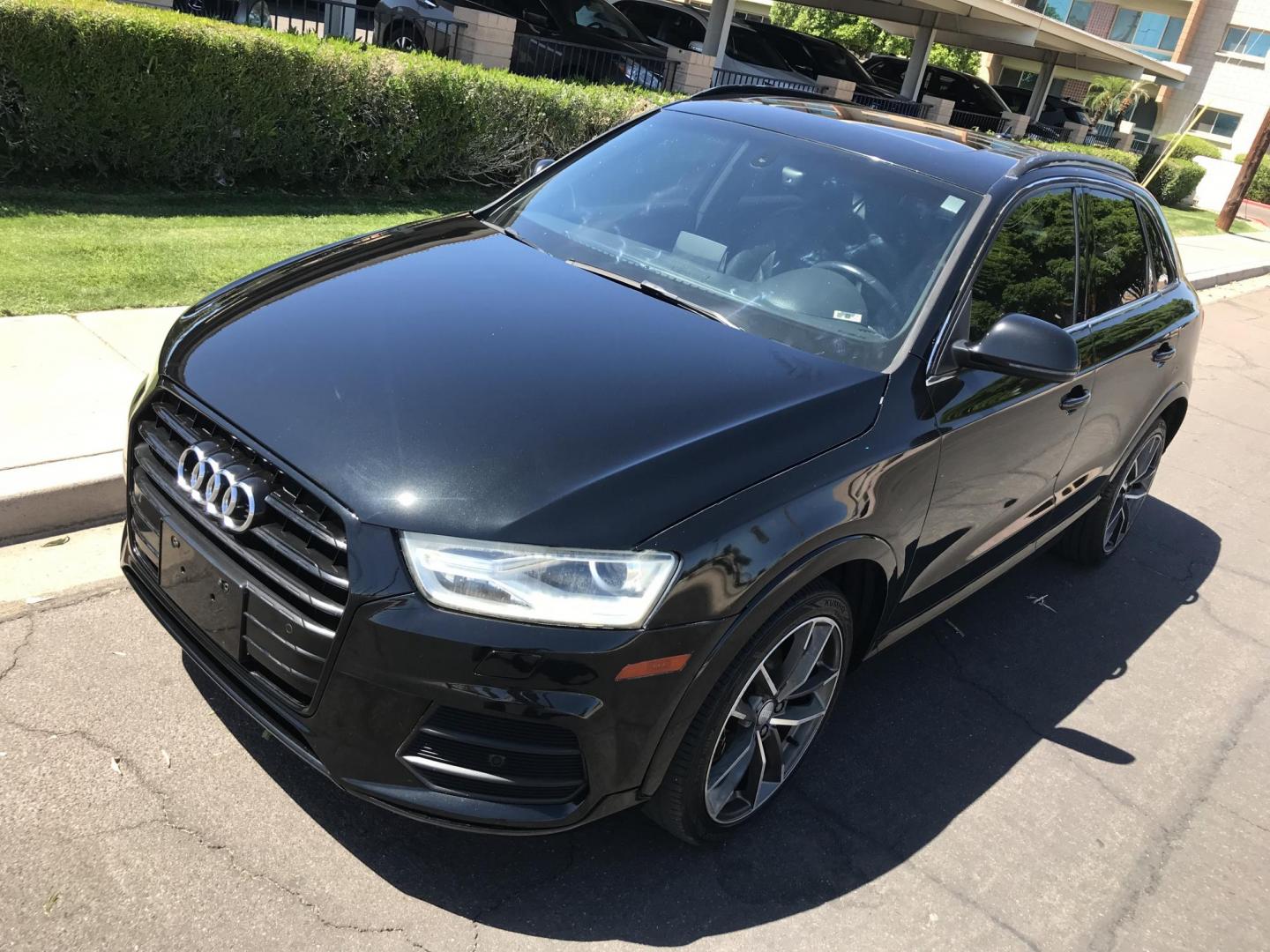 2017 BLACK /black Audi Q3 Premium Plus (WA1HCCFS3HR) with an 2.0L L4 DOHC 24V engine, 6A transmission, located at 323 E Dunlap Ave., Phoenix, AZ, 85020, (602) 331-9000, 33.567677, -112.069000 - 2017 AUDI Q3 Premium Plus SUV ...... A Must See!!..... Automatic, 2.0L, Great Performance, Cold cold AC. Loaded with Power Options, Backup Camera, Panorama Sunroof, Clean Arizona title , Runs and Drives Excellent. Great Family SUV, passed emissions. Call or text Dave 602-331-9000 thanks for look - Photo#1