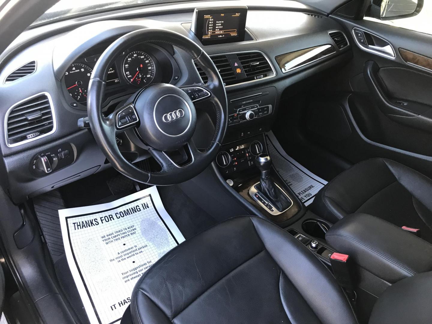 2017 BLACK /black Audi Q3 Premium Plus (WA1HCCFS3HR) with an 2.0L L4 DOHC 24V engine, 6A transmission, located at 323 E Dunlap Ave., Phoenix, AZ, 85020, (602) 331-9000, 33.567677, -112.069000 - 2017 AUDI Q3 Premium Plus SUV ...... A Must See!!..... Automatic, 2.0L, Great Performance, Cold cold AC. Loaded with Power Options, Backup Camera, Panorama Sunroof, Clean Arizona title , Runs and Drives Excellent. Great Family SUV, passed emissions. Call or text Dave 602-331-9000 thanks for look - Photo#12