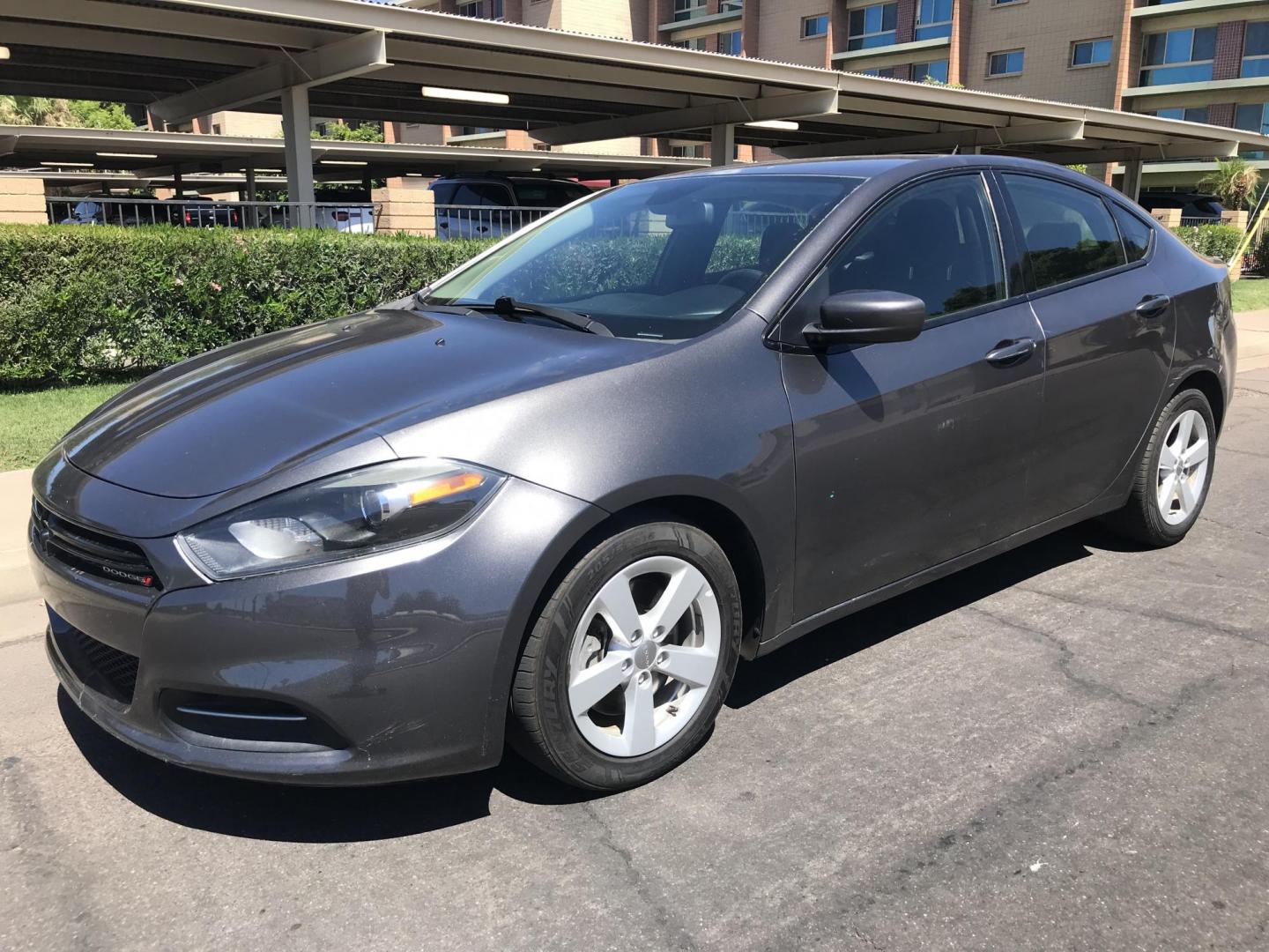 2016 gray /gray Dodge Dart SXT (1C3CDFBB3GD) with an 2.4L L4 DOHC 16V engine, located at 323 E Dunlap Ave., Phoenix, AZ, 85020, (602) 331-9000, 33.567677, -112.069000 - 2016 DODGE DART ,..… LOW 130k miles, Automatic, 2.4L , SUPER ECONOMICAL, Power Options, Premium Sound Stereo/ CD Player, Gray Exterior with graycloth seats, Clean title , Runs and Drives great . GAS SAVER, passed emissions. Call or text Dave 602-331-9000 thanks for looking, talk to you soon - Photo#1