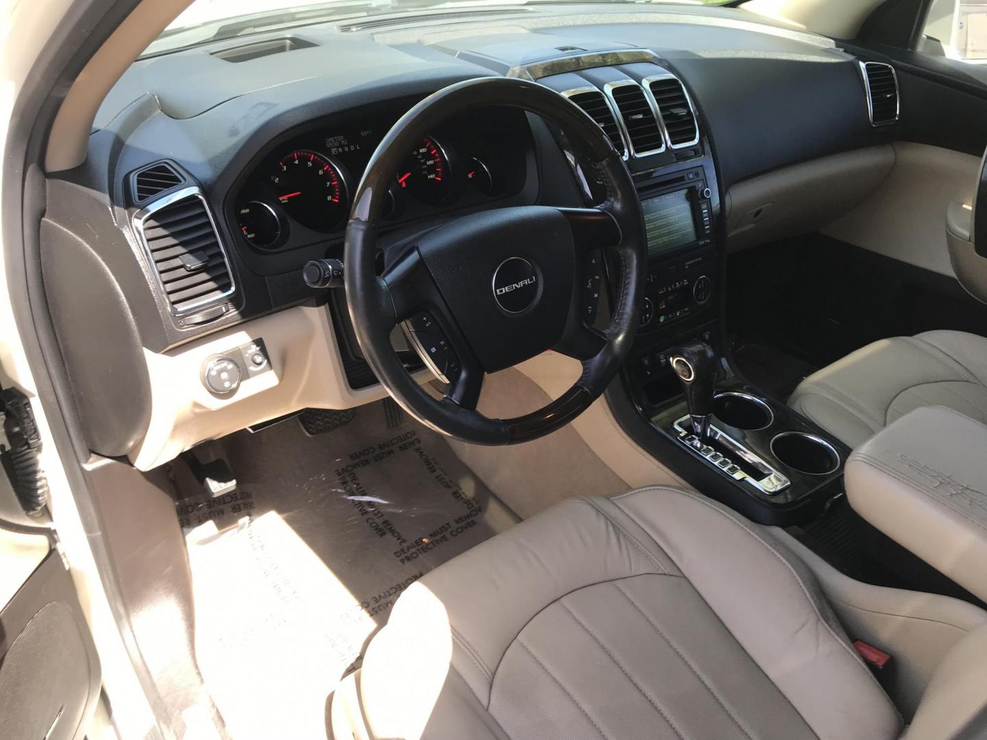 2012 WHITE /tan GMC Acadia Denali FWD (1GKKRTED9CJ) with an 3.6L V6 DOHC 24V engine, 6-Speed Automatic transmission, located at 323 E Dunlap Ave., Phoenix, AZ, 85020, (602) 331-9000, 33.567677, -112.069000 - 2012 GMC ACADIA SUV ,.......#RD ROW SEATING, 7-Passengers, ..... Great condition,.... Ice Cold A/C, Beautiful white exterior with tan interior, Premium Sound CD, Backup camera, This suv is gorgeous inside and out, Super clean, Well Maintained, Arizona title , Runs and Drives Excellent.....148k origi - Photo#13