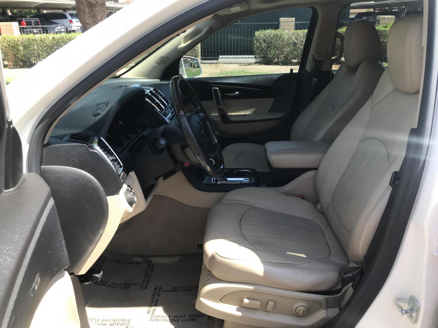2012 WHITE /tan GMC Acadia Denali FWD (1GKKRTED9CJ) with an 3.6L V6 DOHC 24V engine, 6-Speed Automatic transmission, located at 323 E Dunlap Ave., Phoenix, AZ, 85020, (602) 331-9000, 33.567677, -112.069000 - 2012 GMC ACADIA SUV ,.......#RD ROW SEATING, 7-Passengers, ..... Great condition,.... Ice Cold A/C, Beautiful white exterior with tan interior, Premium Sound CD, Backup camera, This suv is gorgeous inside and out, Super clean, Well Maintained, Arizona title , Runs and Drives Excellent.....148k origi - Photo#14