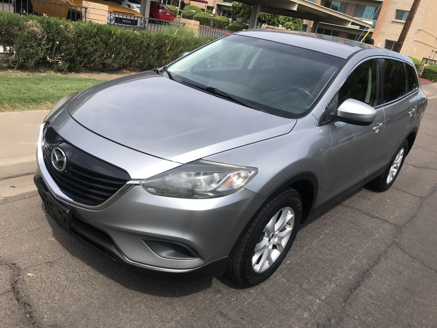 2013 gray /black Mazda CX-9 Sport AWD (JM3TB3BV7D0) with an 3.7L V6 DOHC 24V engine, 6A transmission, located at 323 E Dunlap Ave., Phoenix, AZ, 85020, (602) 331-9000, 33.567677, -112.069000 - 2013 MAZDA CX-9 4WD AWD SUV ......3RD ROW SEATING, Great Family SUV .... A Must See!!..... Automatic, 3.7L Engine, Cold cold AC. Loaded with Power Options,154k Original miles, Clean Arizona title , Runs and Drives Excellent. , passed emissions. Call or text Dave 602-331-9000 thanks for lookin- Photo#1