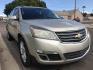 2016 gold /gray Chevrolet Traverse 1LT FWD (1GNKRGKDXGJ) with an 3.6L V6 DOHC 24V engine, 6A transmission, located at 323 E Dunlap Ave., Phoenix, AZ, 85020, (602) 331-9000, 33.567677, -112.069000 - 2016 Chevrolet Traverse 1LT FWD SUV ,.......3RD ROW Seating, Great condition,.... Automatic, 6cyl. 3.6L..... Cold A/C, Gold and gray interior with cloth seats in near perfect condition, Backup Camera, Premiumm Sound CD, Power Options, This suv is gorgeous inside and out, Incredible gas mileage! Ariz- Photo#4